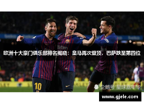 欧洲十大豪门俱乐部排名揭晓：皇马再次登顶，巴萨跌至第四位